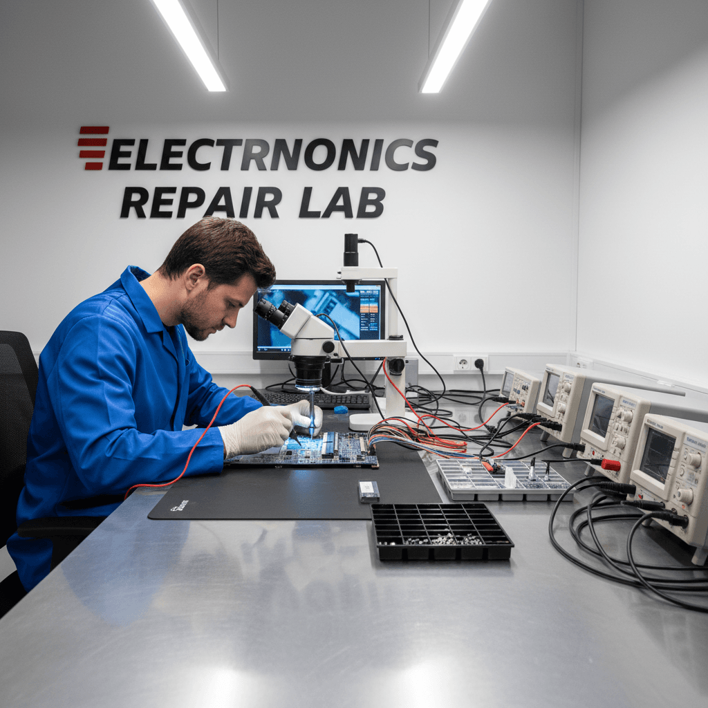 Laptop motherboard repair